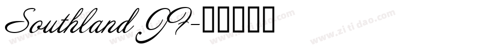Southland JF字体转换